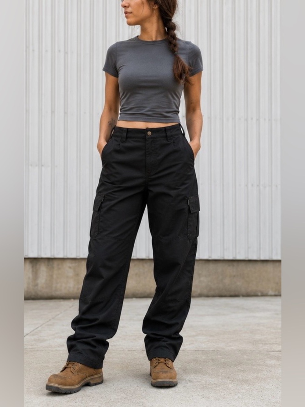 Galls Women’s Tac Force Black Tactical Cargo Work Pants 8/30 NWT